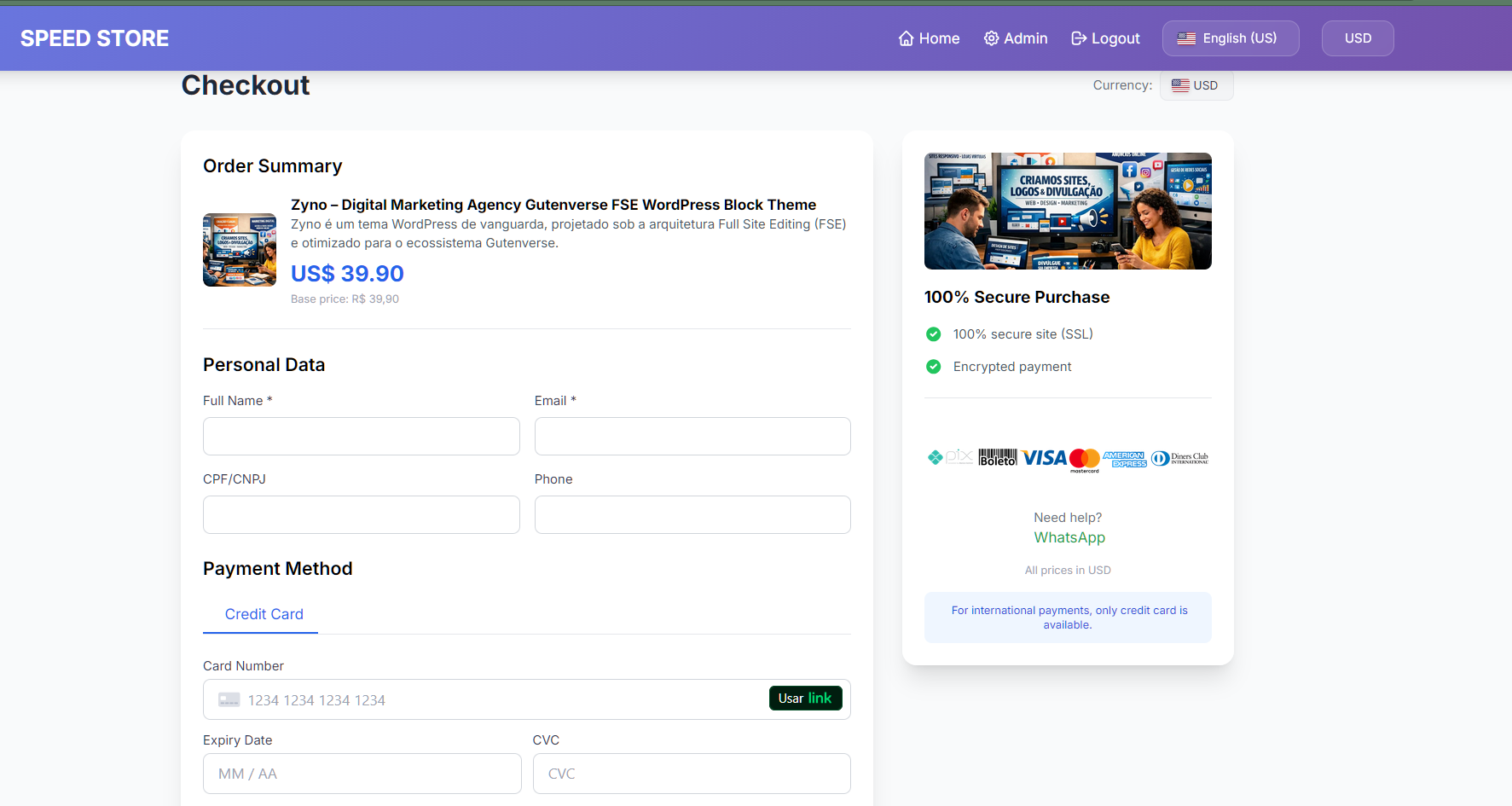 SPEED STORE - Sell Digital Products While You Sleep